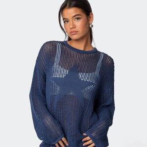 Edikted Seeing Stars Oversized Sweater
